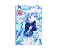 BBVCCL Anime Gora Gora Shark Virtual Character Portrait Poster Poster Decorative Painting Canvas Wall Posters And Art Picture Print Modern Family Bedroom Decor Posters 16x24inch(40x60cm)