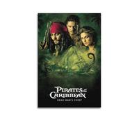 BBVCCL Movie Pirates of The Caribbean Dead Man's Chest Poster Poster Decorative Painting Canvas Wall Posters And Art Picture Print Modern Family Bedroom Decor Posters 16x24inch(40x60cm)