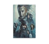 BBVCCL Movie Pirates of The Caribbean Dead Men Tell No Tales Poster Poster Decorative Painting Canvas Wall Posters And Art Picture Print Modern Family Bedroom Decor Posters 16x24inch(40x60cm)
