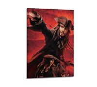 BBVCCL Movie Pirates of The Caribbean Poster1 Poster Decorative Painting Canvas Wall Posters And Art Picture Print Modern Family Bedroom Decor Posters 20x30inch(50x75cm)