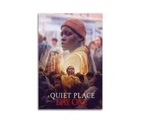 BBVCCL Movie Poster A Quiet Place Invasion Day Poster Decorative Painting Canvas Wall Posters And Art Picture Print Modern Family Bedroom Decor Posters 08x12inch(20x30cm)