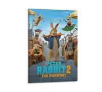BBVCCL Peter Rabbit 2 Escape Plan Anime Movie Poster Poster Decorative Painting Canvas Wall Posters And Art Picture Print Modern Family Bedroom Decor Posters 24x36inch(60x90cm)