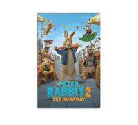 BBVCCL Peter Rabbit 2 Escape Plan Anime Movie Poster Poster Decorative Painting Canvas Wall Posters And Art Picture Print Modern Family Bedroom Decor Posters 20x30inch(50x75cm)