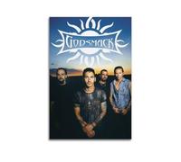 BBVCCL Rock Band Poster God Shows His Power Poster Decorative Painting Canvas Wall Posters And Art Picture Print Modern Family Bedroom Decor Posters 12x18inch(30x45cm)