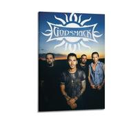 BBVCCL Rock Band Poster God Shows His Power Poster Decorative Painting Canvas Wall Posters And Art Picture Print Modern Family Bedroom Decor Posters 12x18inch(30x45cm)