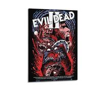 BBVCCL The Evil Dead II Movie Poster Poster Decorative Painting Canvas Wall Posters And Art Picture Print Modern Family Bedroom Decor Posters 24x36inch(60x90cm)
