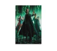 BBVCCL The Matrix Reborn Movie Poster Poster Decorative Painting Canvas Wall Posters And Art Picture Print Modern Family Bedroom Decor Posters 16x24inch(40x60cm)