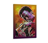 BBVCCL Trumpeter Miles Davis Poster Poster Decorative Painting Canvas Wall Posters And Art Picture Print Modern Family Bedroom Decor Posters 12x18inch(30x45cm)