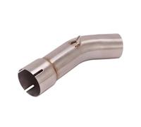 BBWUQIU Exhaust Pipe Adapter Compatible With Suzuki For SV650 SV650X 2003-2015 Motorcycle Exhaust For Escape Modified Mid Link Pipe Connecting 51mm Moto Muffler Slip On