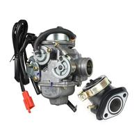 BBWUQIU Motorcycle Carb Carburetor For GY6 24mm 125cc 150cc 4 Stroke Scooter ATV Motorcycles Carburetor Choke Motorcycles Carburetor Choke Motorcycle Parts
