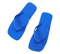 BBXWANG Unisex Flip Flops for Women Men Square Rubber Slip-Resistan Flip Flops Sandals for Shower Beach Pools (Sapphire, Adult, Women, 7, Numeric Range, UK Footwear Size System, 8, Medium)