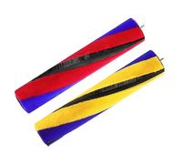 BBYHVULQ Yivy Soft Roller Brush Replacement With 4 Soft Plush Adhesive Strips Part No. 971634-01 For Dyson Gen5/V15 Detect Slim Series Vacuum Cleaner (Red &Blue)(Red and Blue)