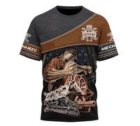 BBYOUTH Mechaniker T-shirt for Men, 3D Printed Car Mechanc Repair Worker Summer Casual Short Sleeve DW109,Maintenance Man,S