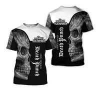 BBYOUTH Viking T-shirt for Mens Summer Short Sleeved 3D Printed Nordic Myth Women Tattoo Cosplay Shirt(9 Graphic and 11 USA Size),Five Finger Death Punch,4XL