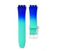 BBZ 19MM Silicone Rubber Watch Strap/Watch Band Replacement for Swatch