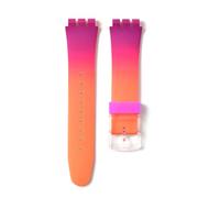 BBZ 19MM Silicone Rubber Watch Strap/Watch Band Replacement for Swatch