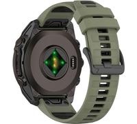 BBZ 20MM 22MM 26MM Two-tone Soft Silicone Quick Release Strap Compatible with Quatix8,Tactix8,descent G2, instinct3,instinct E