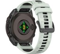 BBZ 20MM 22MM 26MM Two-tone Soft Silicone Quick Release Strap Compatible with Quatix8,Tactix8,descent G2, instinct3,instinct E