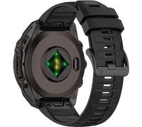 BBZ 20MM 22MM 26MM Two-tone Soft Silicone Quick Release Strap Compatible with Quatix8,Tactix8,descent G2, instinct3,instinct E