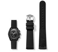 BBZ 20mm Quick Release Liquid Silicone Rubber Watch Strap Replacement Compatible With Omega x Swatch MoonSwatch