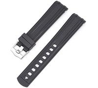 BBZ 20mm Silicone Rubber Watchband Compatible with Omega Seamaster DIVER 300M CO-AXIAL MASTER CHRONOMETER 42 MM Replace Strap,not for 43.5mm,44mm
