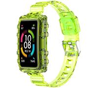 BBZ Band 7 Strap,translucent Soft Silicone Strap Compatible with Huawei Band 7 /Huawei Band 6 / Huawei Band 6 Pro/Honor Band 6