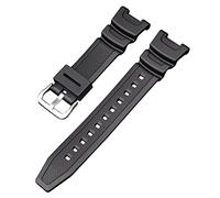 BBZ Compatible with Casio G shock sgw100 SGW-100 Sport Strap SGW-100-1V SGW-100-1VDF Waterproof Rubber Bracelet Watch Accessories PU watchband