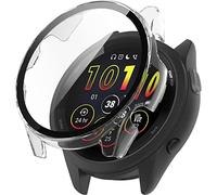 BBZ Cover compatible with Garmin Forerunner265,265S Watch Case,Ultra Smartwatch Case Silicone Skins Pounch,Anti-scratch Clear TPU Bumper Cover Shell for Garmin Forerunner265,265S