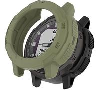 BBZ Cover compatible with Garmin Instinct Crossover Watch Case,Ultra Smartwatch Case Silicone Skins Pounch,Anti-scratch Clear TPU Bumper Cover Shell