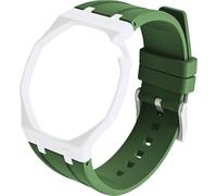 BBZ FKM Rubber Sport Watch Strap and case in Bioceramics Compatible with swatch x audemars piguet royal pop(crown at 2 o’clock)