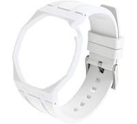BBZ FKM Rubber Sport Watch Strap and case in Bioceramics Compatible with swatch x audemars piguet royal pop(crown at 2 o’clock)