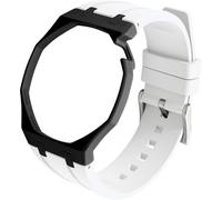 BBZ FKM Rubber Sport Watch Strap and case in Bioceramics Compatible with swatch x audemars piguet royal pop(crown at 2 o’clock)