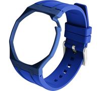 BBZ FKM Rubber Sport Watch Strap and case in Bioceramics Compatible with swatch x audemars piguet royal pop(crown at 2 o’clock)