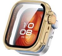BBZ for fit 4 Case,PC + Screen Tempered Film,Anti-Scratch All-Inclusive Watch Case Compatible with Huawei Watch Fit4