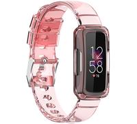 BBZ Inspire 3 Strap,Transparent Replacement Soft Silicone Sport Bands Wristband Bracelet Compatible with Fitbit Inspire 3 Activity Tracker
