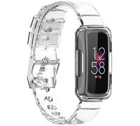BBZ Inspire 3 Strap,Transparent Replacement Soft Silicone Sport Bands Wristband Bracelet Compatible with Fitbit Inspire 3 Activity Tracker