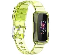 BBZ Inspire 3 Strap,Transparent Replacement Soft Silicone Sport Bands Wristband Bracelet Compatible with Fitbit Inspire 3 Activity Tracker