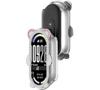 BBZ Little Bear single-row drilling and hollow-out PC + metal watch case Compatible with Xiaomi 8 9 10