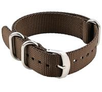BBZ Nylon Watch Strap, Multicolor Watch Bands Replacement for Men Women 20mm 22mm 24mm Premium Ballistic with Military Heavy Duty 3 Rings Silver Stainless Steel Buckle