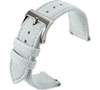 BBZ Nylon Watch Strap, Multicolor Watch Bands Replacement for Men Women 20mm 22mm Premium Ballistic with Military Heavy Duty Silver Stainless Steel Buckle