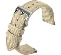 BBZ Nylon Watch Strap, Multicolor Watch Bands Replacement for Men Women 20mm 22mm Premium Ballistic with Military Heavy Duty Silver Stainless Steel Buckle