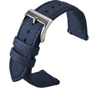 BBZ Nylon Watch Strap, Multicolor Watch Bands Replacement for Men Women 20mm 22mm Premium Ballistic with Military Heavy Duty Silver Stainless Steel Buckle