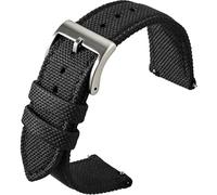 BBZ Nylon Watch Strap, Multicolor Watch Bands Replacement for Men Women 20mm 22mm Premium Ballistic with Military Heavy Duty Silver Stainless Steel Buckle