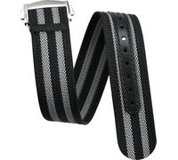 BBZ Nylon Watch Straps Premium Ballistic Multicolor Replacement Watch Bands with Silver Steel Buckle for Men Women 20mm 22mm