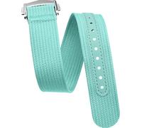 BBZ Nylon Watch Straps Premium Ballistic Multicolor Replacement Watch Bands with Silver Steel Buckle for Men Women 20mm 22mm