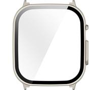 BBZ PC + Screen Tempered Film,Anti-Scratch All-Inclusive Watch Case Compatible with Realme Watch 5