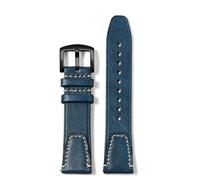 BBZ quick release watch strap leather Replacement Band,Genuine waterproof leather watch band for Men and Women, Band Width 20MM 22MM 24MM