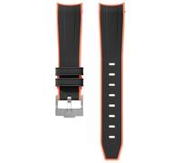 BBZ quickfit Soft Rubber Straps For Omega SEAMASTER PLANET OCEAN Watch 20mm,Omega X Swatch Moonswatch Replacement Strap,Curved No Gap Moonswatch Swatch strap