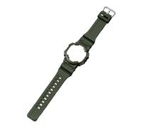 BBZ Replacement Band Compatible with Casio W-735H AEQ110BW AEQ110W AQS-800W AQ-S810W Men's Watch Strap Resin Wristband With Metal buckle