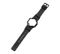 BBZ Replacement Band Compatible with Casio W-735H AEQ110BW AEQ110W AQS-800W AQ-S810W Men's Watch Strap Resin Wristband With Metal buckle